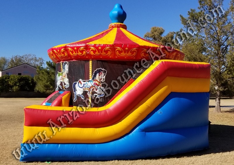 Carousel Bounce House Rental With Slide Phoenix